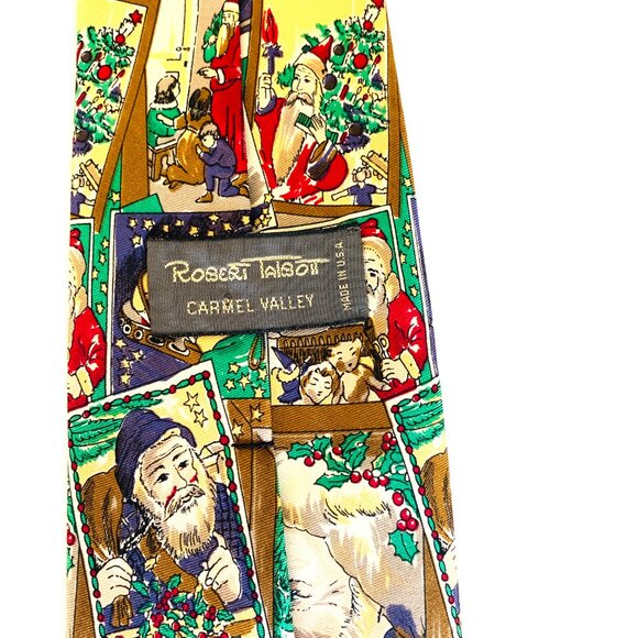 TWO Robert Talbott SPECIAL CHRISTMAS HOLIDAY 100% Silk Hand Sewn Tie LIMITED - Picture 5 of 15